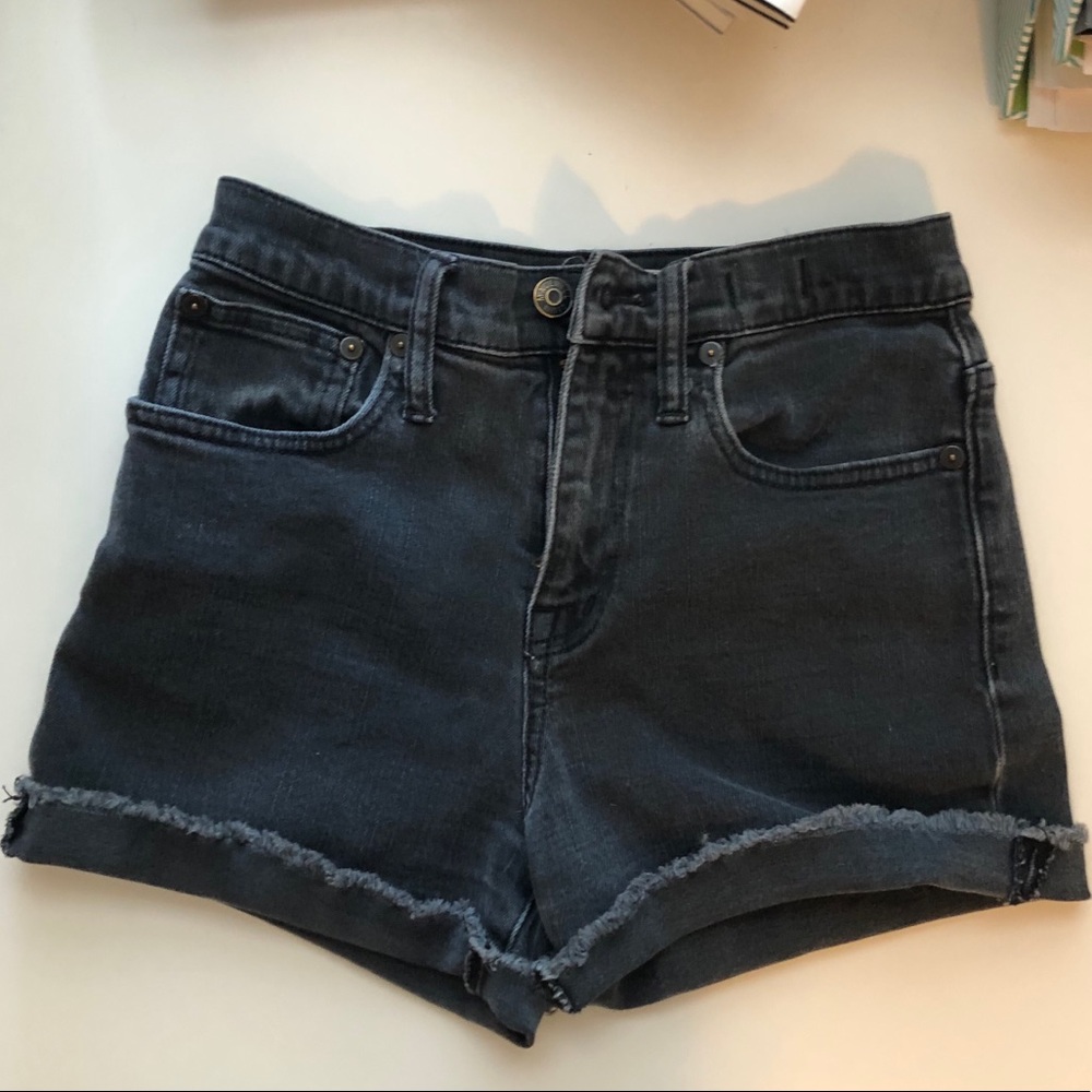 Black Madewell Denim Shorts
